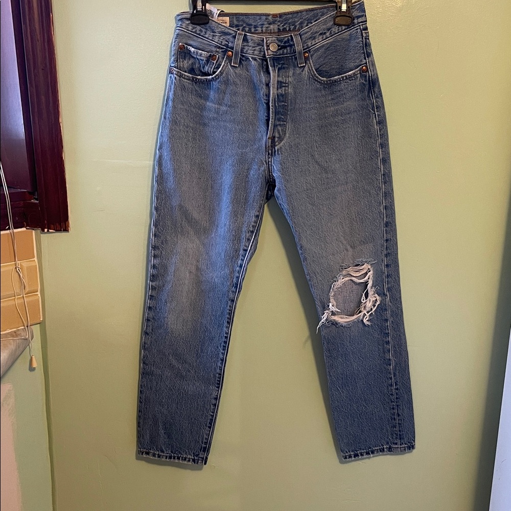 Levi's Women's Blue Straight Leg Jeans